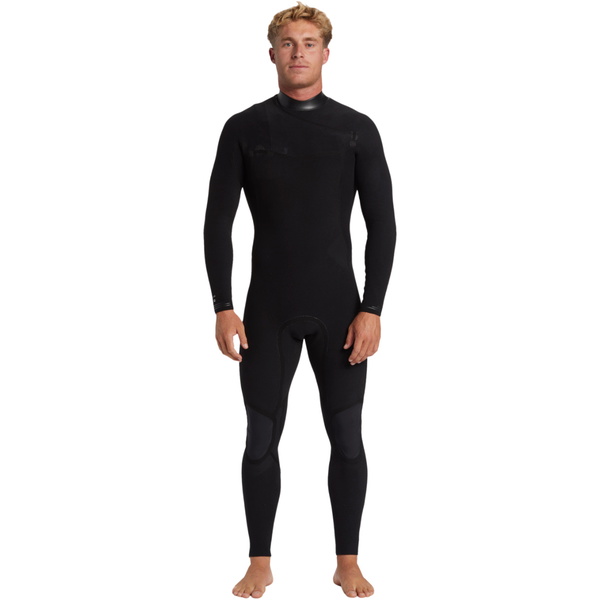 2025 Billabong Mens Revolution Natural 4/3mm Chest Zip Wetsuit 24AW191505 - Graphite